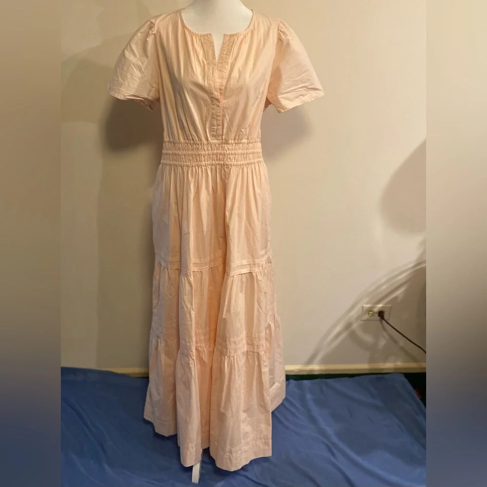 Anthropologie Somerset Maxi Dress in Peach - Picture 2 of 16